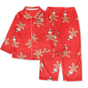 [오가닉맘]레드쿠키베어여아아동수면잠옷 - MIWSSW02