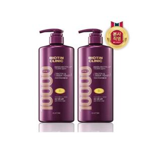 [엘라스틴]엘라스틴 비오틴클리닉 맥주효모 샴푸 1000ML x 2개