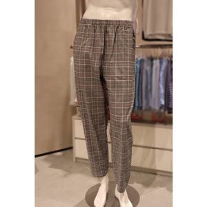 [비비안]순면100% 기모원단으로 포근한 체크패턴 남성잠옷바지 EZ2872P BK