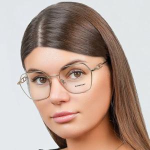 버버리 안경테 BE1361 1109 다각형 명품 금테 CHARLEY