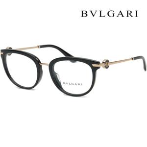 [룩플러스]불가리 안경테 BV4195BF 501 아시안핏 블랙 뿔테