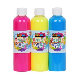 키즈맘아트 미술놀이 뭉게구름 거품물감 리필 250ml x 3색 (A세트)