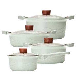 키친아트 홈앤IH인덕션 세라믹코팅 냄비 4종18P+20+24+24전골