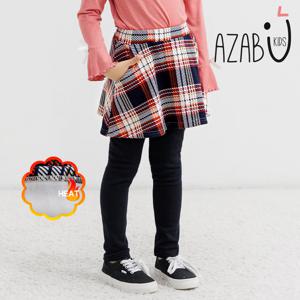 [아자브키즈] 기모 펠드 체크 치랭스