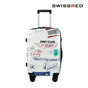 스위스레드 2컬러 20인치 프린팅 확장형 기내용 여행캐리어 TA94-20