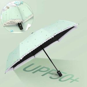 레이스 양산 우산 자동 3단 튼튼한 양우산 자외선차단