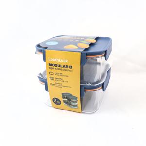 락앤락 비스프리 모듈러 플러스 정사각 1.0L 2P 1개