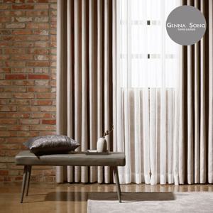 지나송 쉐브론 4중직 암막커튼 풀세트 슈퍼특대형