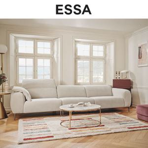 [에싸] 아이브 4인 헤드기능 카시미라 패브릭 소파