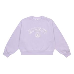 [소이] 여자 겨울이월 바이올렛크롭맨투맨티(23W0455)