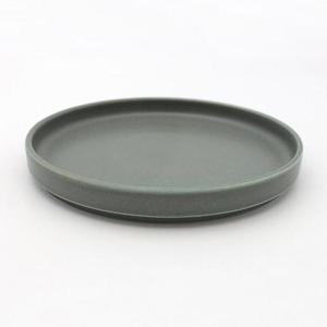 달소금 예쁜 도자기 과일접시 링 굽접시-다크그레이