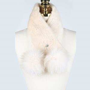 아바쿠스골프 여성 폼폼 밍크 워머 머플러 AS41MUL0101