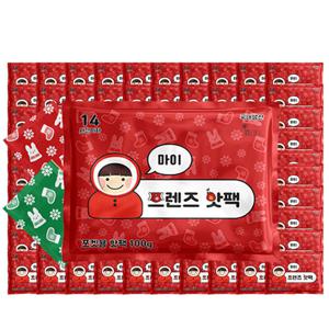 마이 프렌즈 중형 핫팩 100g 100매 hotpack 난로 캠핑 군인 군용