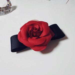 스타일리쉬 화려한 고급 까멜리아 헤어핀 머리핀 43c