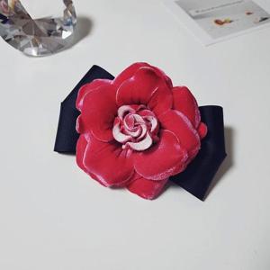 레이디 고품격 화사한 까멜리아 헤어핀 머리핀 25c