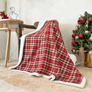 [샤이닝홈]리버블 러브메리 양털 극세사 담요 대형 120x150