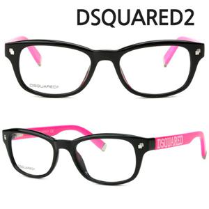 디스퀘어드2 안경테 DQ5006 01B 사각 패션 뿔테 블랙 핑크