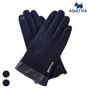 아가타 남성용 스마트터치 모직장갑 AGM32302