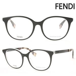 [룩플러스]펜디 안경테 FF0096F DUO 명품 아시안핏 블랙 뿔테