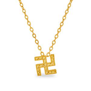 [엘렌쥬얼리] 24K 순금 불교 절 만자 금 목걸이 3.75g