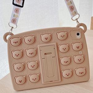 아이패드 미니7 미니6세대 A17 Pro 베어 스트랩팝잇실리콘케이스