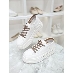 [블리아르]로렌 심플 밴딩 통굽 스니커즈 6cm MDBL61033_GN