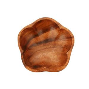 아카시아 원목 간식접시 토마토볼 1P 우드 나무 그릇