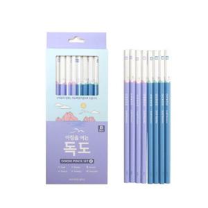 (모닝글로리)2000 독도 연필 8자루 세트 B심