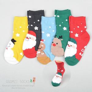 [꼼지]C반짝 크리스마스(5족)양말세트 아동양말 유아양말 어린이 남아 여아