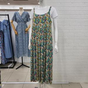 해리앤 DP01 뷔스티에 페이즐리 원피스 HOSPS702