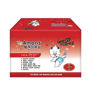 강아지 아몬스 암컷용 소형 애견 기저귀 10매