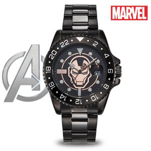 [정품] 디즈니 마블 아이언맨 남성 메탈 손목시계 MA002-IRBBK