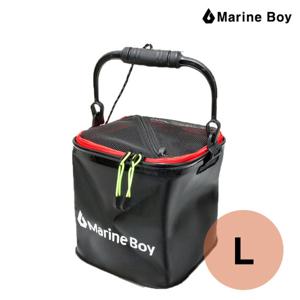 마린보이 접이식 두레박 L / 낚시 조과통 해루질 장비 민물 바다