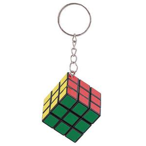큐브 키링 비비드 컬러 3x3 큐브 열쇠고리 DD-12467