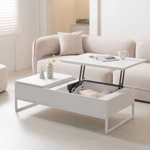 까사레브 플레인 1200 리프트 테이블 높이조절 리프트업 쇼파테이블