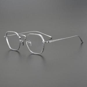 WB-07150 사각 안경테 3종 일본 앤티크 초경량 티타늄