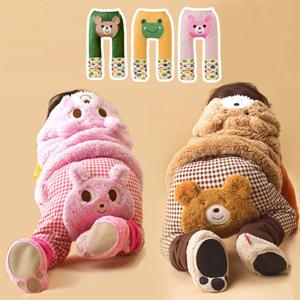 [엠케이] 원플원 애니멀랜드 유아 기모 스패츠(80-95) 304021