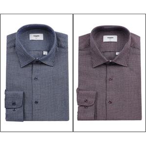 [레노마(셔츠)][레노마셔츠]기모 트위스트얀 깅엄 체크 슬림핏 셔츠 RNWSL0131