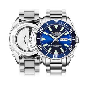 스콜피온 100m방수 다이버 오토매틱워치 SP3494M-BU