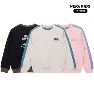 [네파키즈/택가69,000] KIF5322 SML 스노우 맨투맨 본사직영