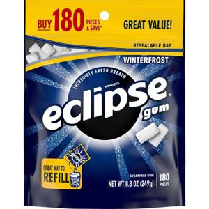 Eclipse 이클립스 무설탕 껌 윈터 포레스트맛 리필팩 180피스