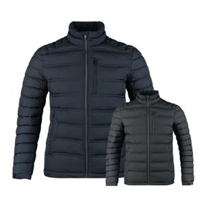 럭스골프 남성 덕다운 믹스 풀집업 패딩 점퍼 JP3W804