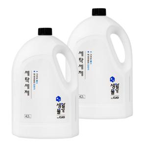 크리오 생활물가 액체 세탁세제 대용량 드럼겸용 4.2L 2개