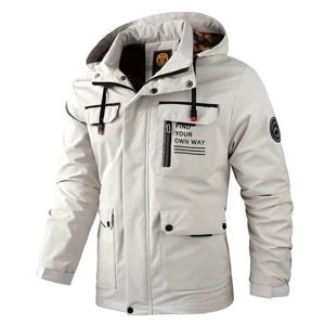 남성 체크 안감 후드 점퍼 봄 가을 간절기 아웃도어 자켓 WI177J