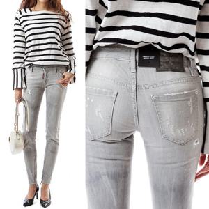 디스퀘어드 페인트스팟 그레이진_MW스키니핏/75LA0781