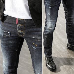 디스퀘어드 스페셜 앞단추 페인트진_쿨가이/74LA0745