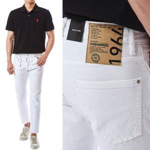 디스퀘어드 로고 1964패치 화이트진/71LB0915 100