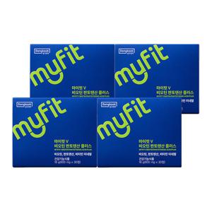 동국제약 마이핏 비오틴 판토텐산 플러스 4박스 (4개월분)