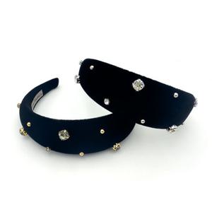 장폴클라리쎄 (JP Clarisse) 크리스탈 벨벳 헤어밴드 JC024HB