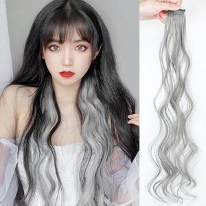 롤링 포인트 컬러 헤어피스 붙임머리 SD-221025